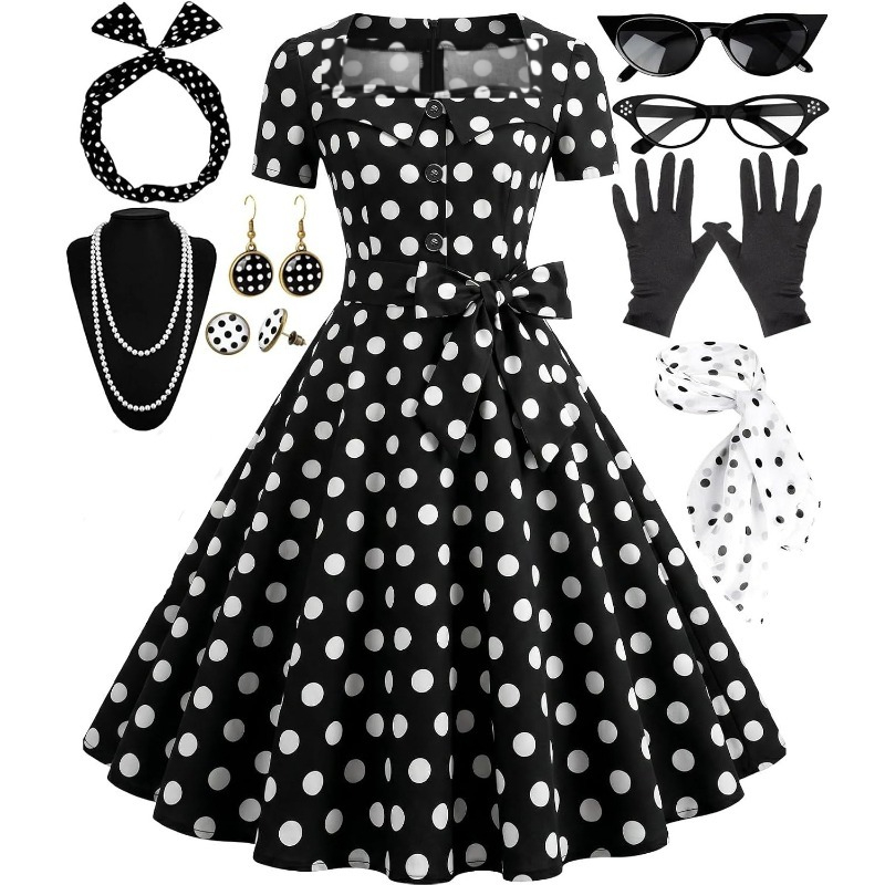 Women'S Accessories In The 1950S - Gaun Vintage Elegan Tahun 1950-an untuk