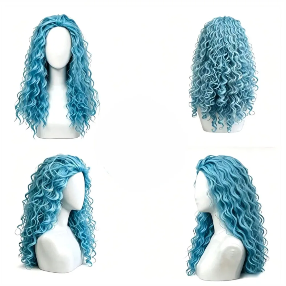 Wig Sintetis Panjang Bergelomb - Women'S Red Accessories ulasan dan harga