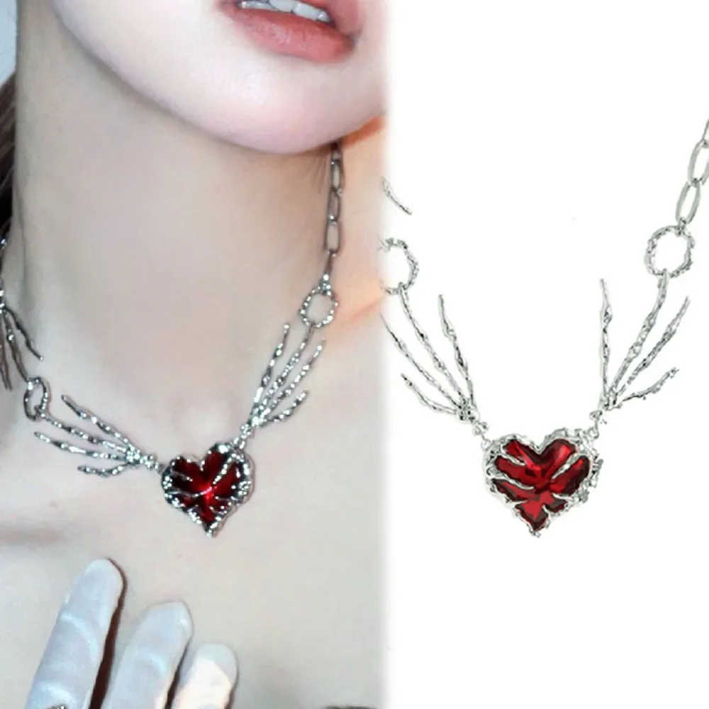 Kalung rantai liontin tulang t - Women'S Emo Accessories ulasan dan harga