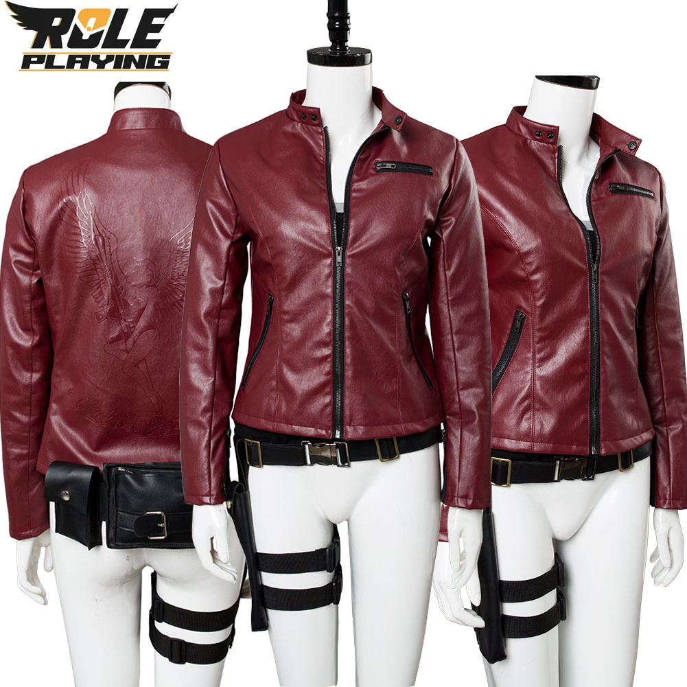 Kostum Cosplay Claire Redfield - Women'S Red Accessories ulasan dan harga