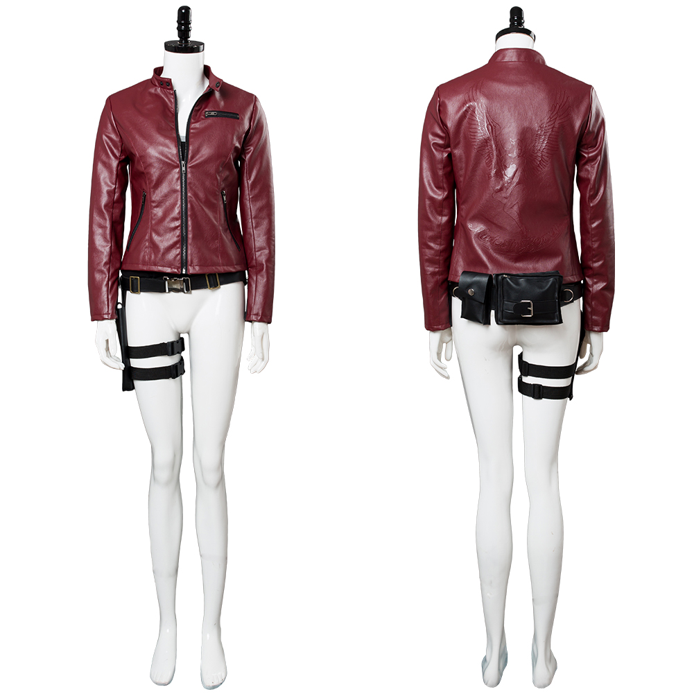 Kostum Cosplay Claire Redfield - Women'S Red Accessories ulasan dan harga