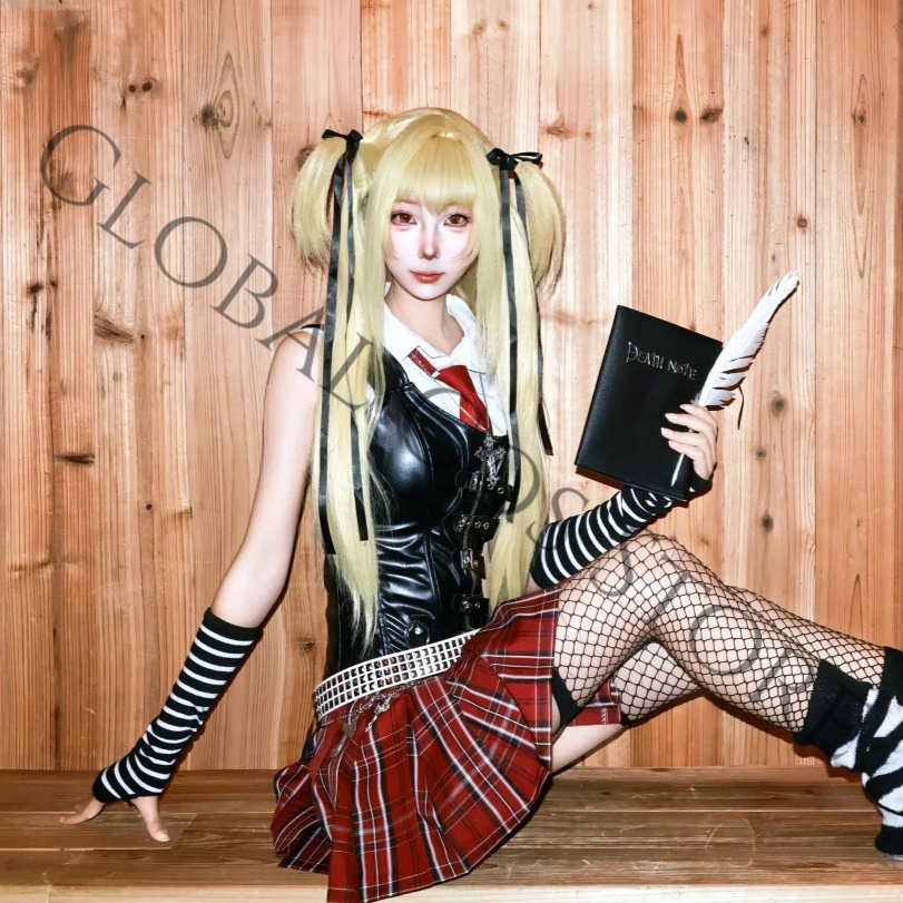 Kostum Cosplay Anime Misa Aman - Women'S Red Accessories ulasan dan harga
