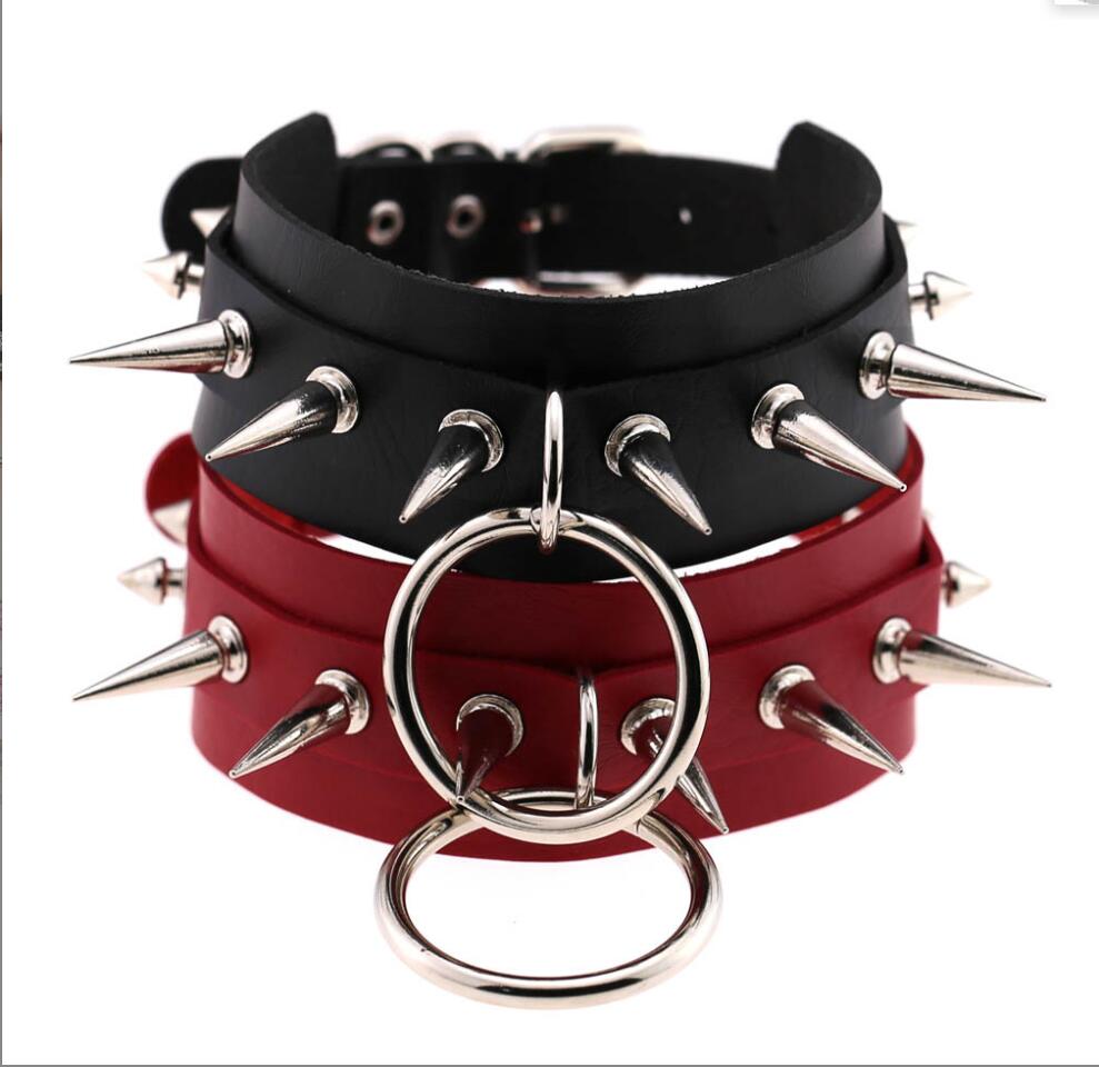 Kalung panjang kerah Punk paku - Women'S Emo Accessories ulasan dan harga